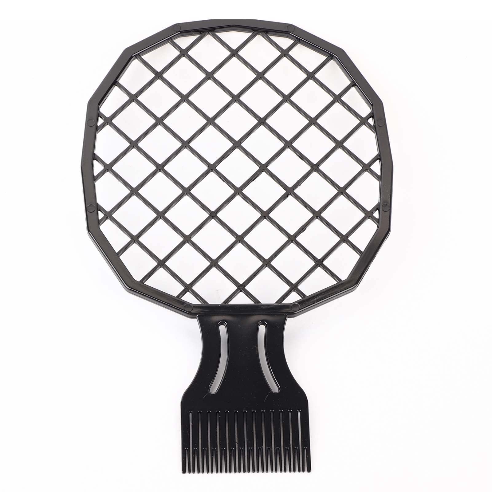 Afro Hair Racket, Men Afro Curly Hair Comb Dreadlocks Twist Comb Hairdressing Tool Cket Sponge Metal Small Tin Foil Hot Perm