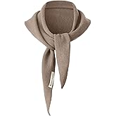 Zulzifs Wool Triangle Scarf for Women - Knitted Sweater Shawl Warm Downtown Girl Fashion Accessories