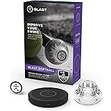 Blast Softball Swing Analyzer | Instant Feedback | Track Progress | Capture Video | 3D Swing Tracer | App Enabled, iOS and An