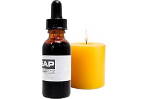 EAP Innovations Liquid Candle Dye, Vibrant, Long-Lasting Color, Fully Soluble for Flawless Blending, Liquid Dye for Candle Making, Highly Concentrated for Customizable Shades, Yellow, 1 oz