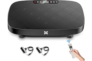 CITXMOTI Vibration Plate Exercise Machine, Vibrating Plate for Lymphatic Drainage, Shake Plate Whole Body Waver Vibration Plate Platform, Fitness Equipment for Weight Loss Fat Burner for Women Men