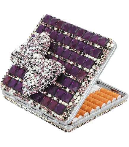 diamante cigarette holder Amazon.com: Daofaith Cigarette Case with Diamonds, Cigarette Case &  Stainless Steel Multi Case, Lightweight Pocket Carrying Box for Hold 10  Regular Size, AB : Health & Household