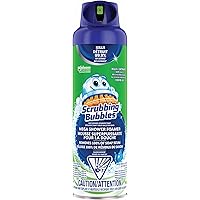 Scrubbing Bubbles Mega Shower Foamer, Removes Soap Scum from Tubs, Shower Walls and More, Rainshower Scent, 567g