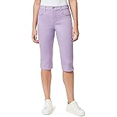 Gloria Vanderbilt Womens Amanda Skimmer Shorts, Sweet Violet, 6 US