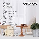 Deconovo White Rectangle Water Resistant Tablecloth 59x95in 150x240cm view 6