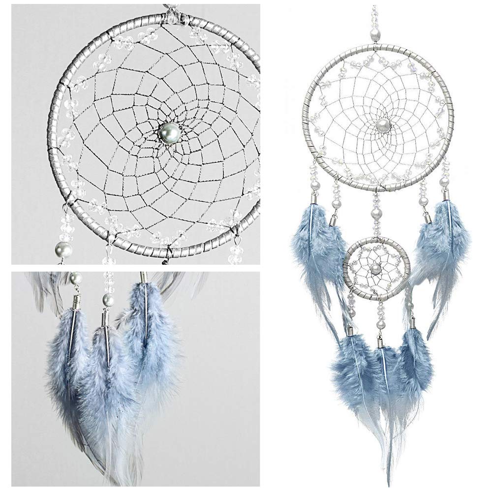 Dream Catchers Pink Dream Catchers Handmade Feather Native American Dreamcatcher Circular Net Tassel Dream Catcher Garden Decor Ornament Craft Home Kitchen