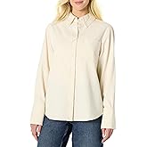 Amazon Essentials (Demi's Pick) Women's Oversized-Fit Denim Button-Down Shirt
