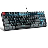 MageGee 75% Mechanical Gaming Keyboard, Red