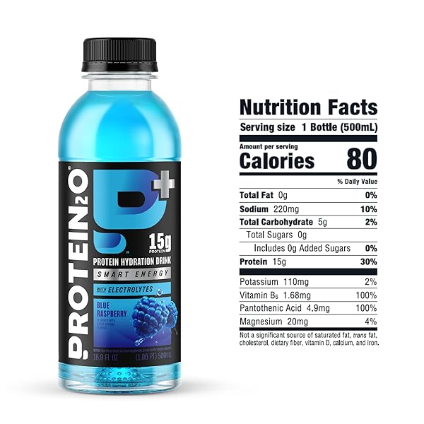 PROTEIN2O 15G WHEY PROTEIN ISOLATE INFUSED WATER PLUS CAFFEINE, SUGAR FREE ENERGY DRINK, READY TO DRINK, GLUTEN FREE, LACTOSE FREE, ENERGY VARIETY PACK, 16.9 OZ BOTTLE (12 COUNT)