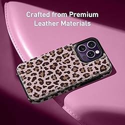LETO for iPhone 15 Pro Max Wallet Case - Flip Folio