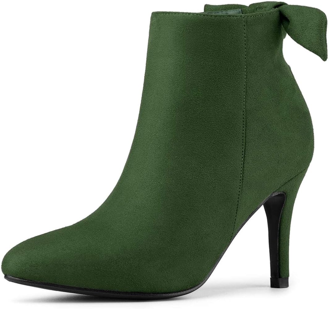 green stiletto boots