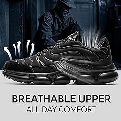 DRRHINO Steel Toe Shoes for Men Women Lightweight