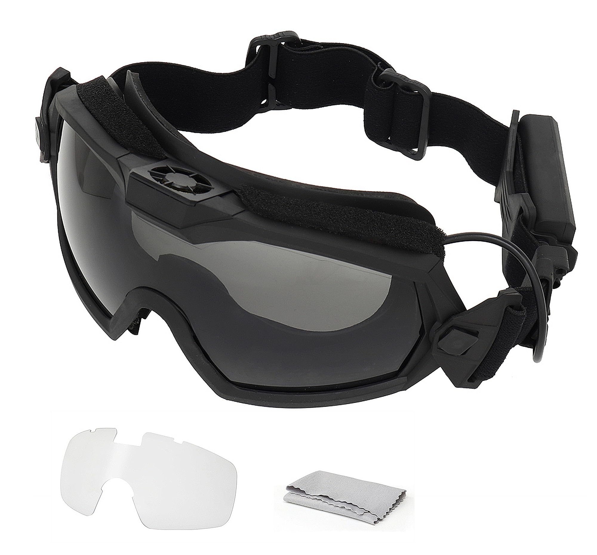 WISEONUS Airsoft Goggles Tactical Anti Fog Paintball Protective Shooting Glasses for CS Hunting Cycling Snowboard Ski Outdoor Sports