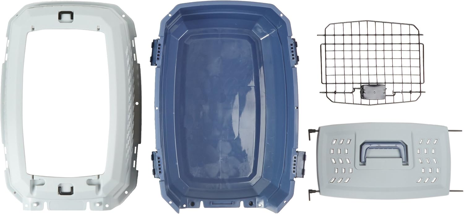 Amazon Basics 23Inch (58 cm) TwoDoor TopLoad Pet Kennel BigaMart