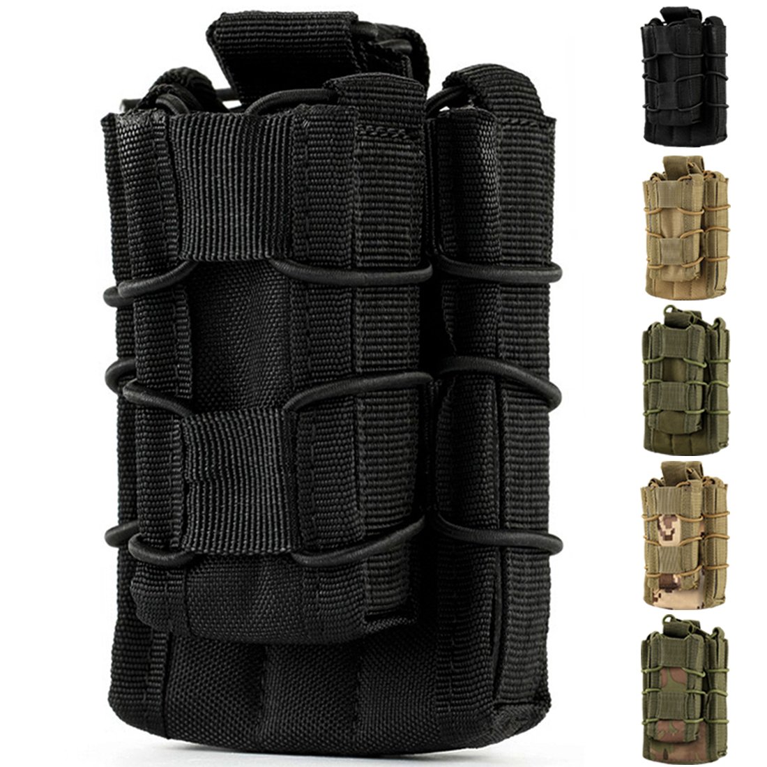 HOANAN Double Mag Pouch, Tactical Molle Magazine Pouch OpenTop Single