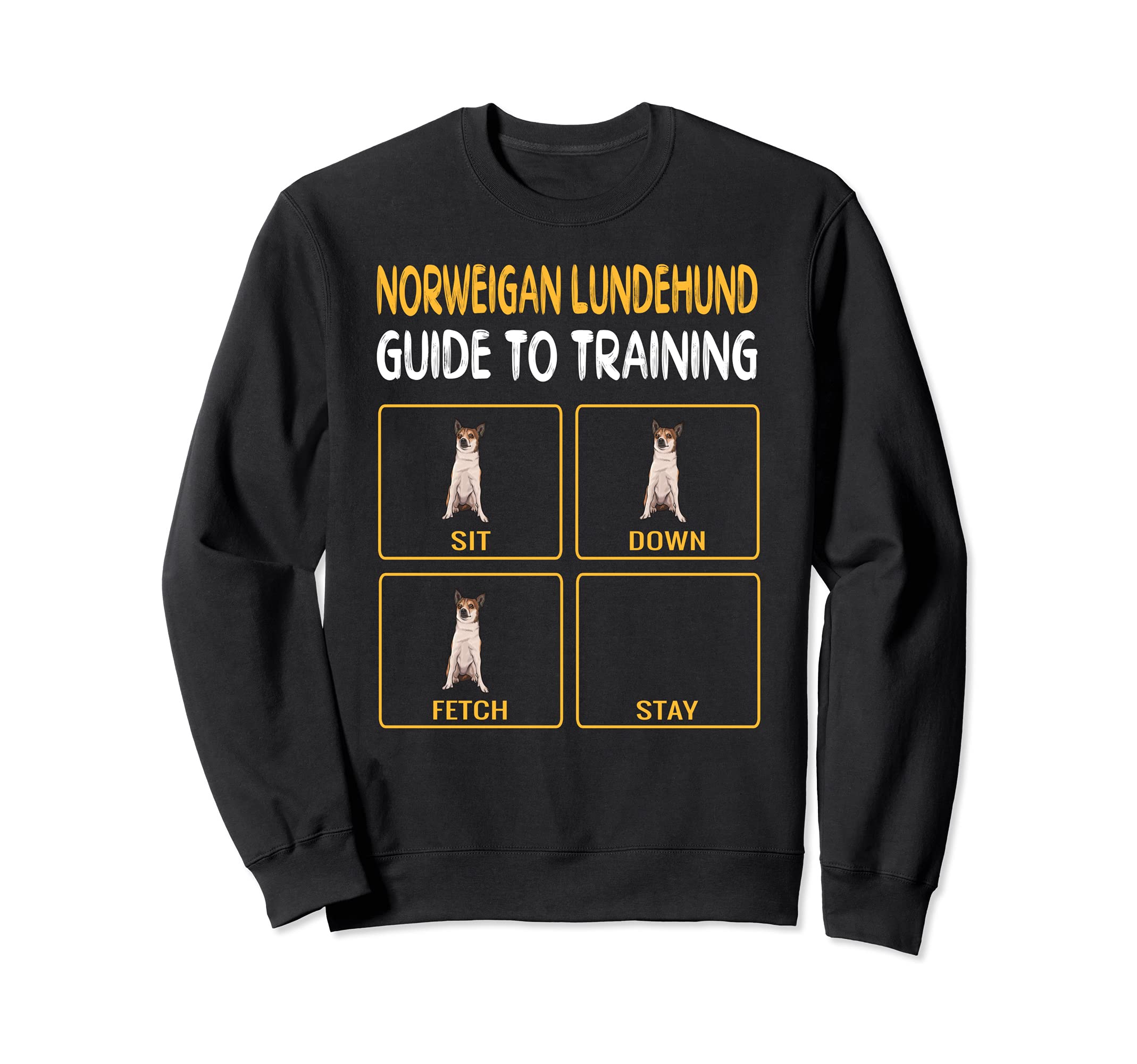 Funny Norwegian Lundehund Guide To Training Dog Obedience Sweatshirt