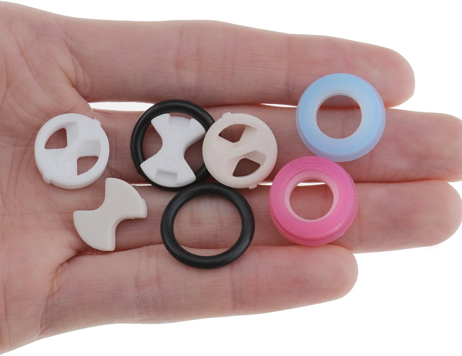 OTOTEC 8pcs Ceramic Disc Silicon Washer Insert Turn Replacement Accessories Tools set for Valve
