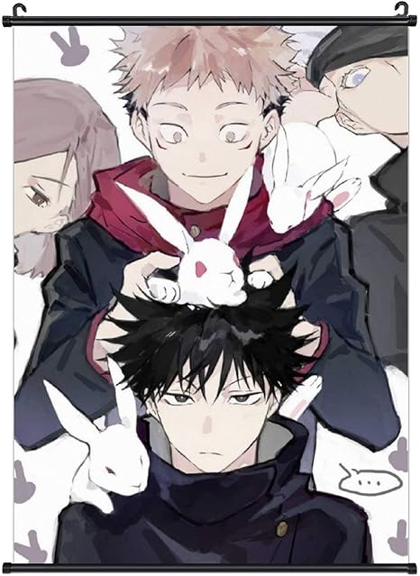 Amazon Co Jp 呪術廻戦 壁飾りポスター 部屋飾り 寝室 掛け軸 壁掛け 掛け画 良い絵 タペストリー おたくプレゼント 28 ホーム キッチン