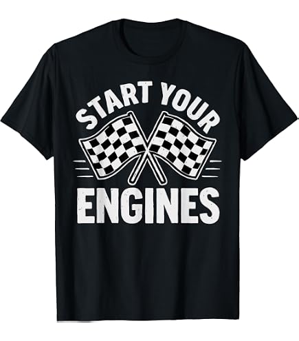 Amazon.com: Checkered Flag Racing T-Shirt : Clothing, Shoes & Jewelry