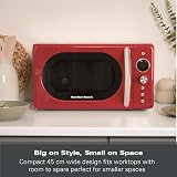 Hamilton Beach Retro 20L Microwave 700W Digital LED Display 8 Pre Sets view 6