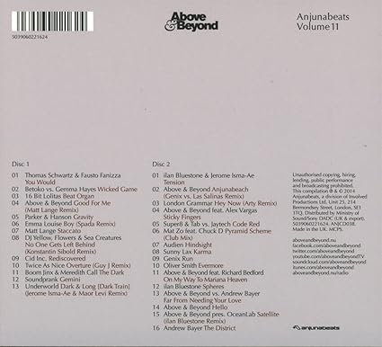 Above Beyond Above Beyond Anjunabeats 11 Various Amazon Com Music above beyond anjunabeats 11 various