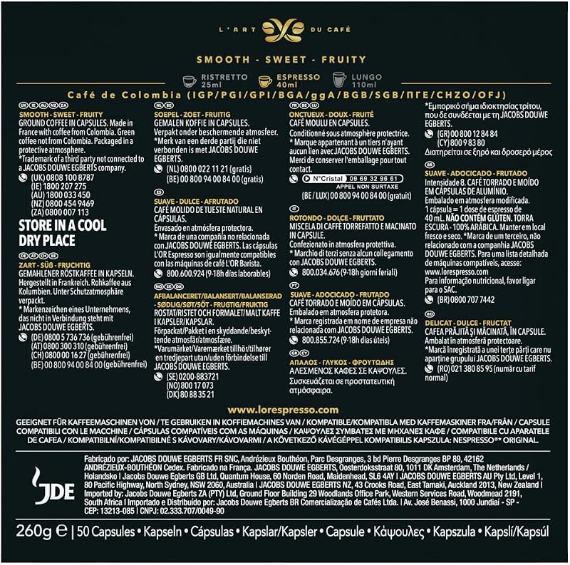 Espresso Café Colombia | 50 Cápsulas