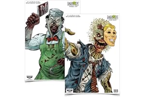 BIRCHWOOD CASEY Darkotic 12" x 18" Splattering Targets | Highly Visible Instant Splatter Reactive Shooting Targets - 8 Pack