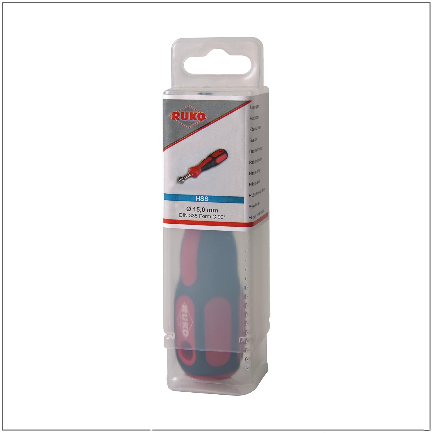Ruko HSS Hand Deburrer with Countersinker, Bright Finish, 12.4mm Diameter, R102143, Multicolor, 12,5 mm - Image 4