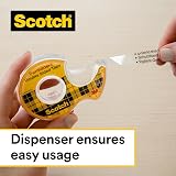 Scotch Double Sided Tape 12mm x 7.88m Dispenser Clear Permanent Strong Photo view 2