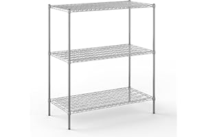 Regal Altair 24" Deep x 48" Wide x 54" Height Wire Shelving Kit | 3-Tier | NSF Commercial Storage Rack Unit