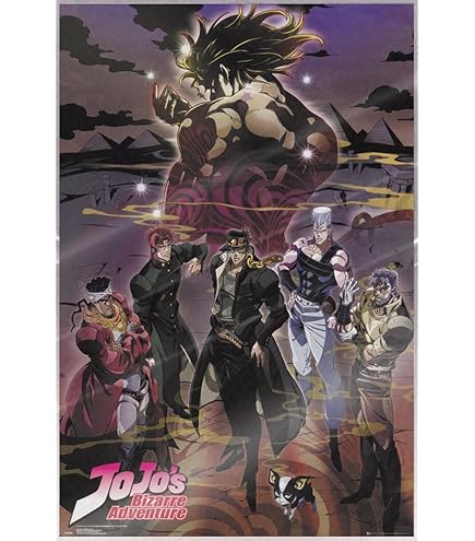 Amazon.com: JoJo's Bizarre Adventure Poster Limited Anime Version