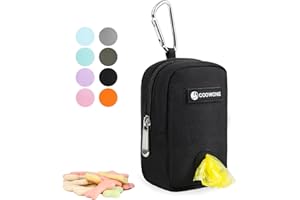 COOWONE Dog Treat Pouch Dog Poop Bag Holder For Leashes, Pets Snack Container With Inner Mesh Bag, Puppy Supplies Perfect For Training And Walking - Hands Free Dog Waste Bag Dispenser -Dog Travel Accessories