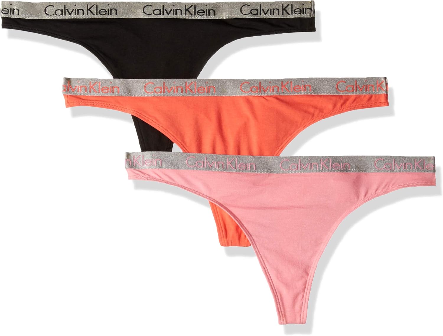 Calvin Klein Mujer QD3590 Ropa Interior Tipo Hilo Dental - Multi ...