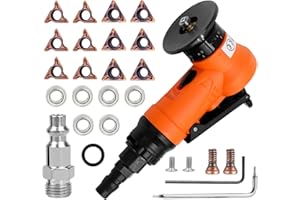 2 in 1 Mini Pneumatic Chamfering Machine, 45° Arc Corner Beveling Trimming Deburring Machine 30000RPM Handheld Chamfering Air