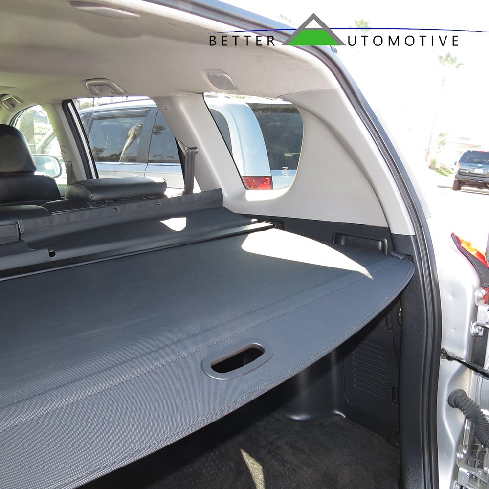 Better Automotive Custom Fit 2006 2012 Toyota Rav4 Cargo Cover Black Retractable Cover Trunk Shielding Cover Automotive Exterior Accessories