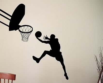 Amazon.com: Baloncesto Slam Dunk reproductor de calcomanía ...