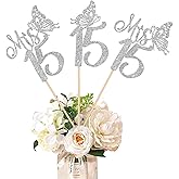 12 Pack Happy 15th Birthday Party Decorations, Mis 15 Centerpiece Sticks for Table, Hello 15 Fabulous Table Toppers, Cheers to 15 Years Old Birthday Anniversary Party Decotations Silver
