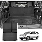 Cartist Trunk Mat &amp; Backrest Mat for Ford Expedition Max/Lincoln Navigator L 2018-2024, All Weather Rear Seat Back Cover Cargo Mat for 18-24 Expedition Max/Navigator L Accessories (Only for Max &amp; L)