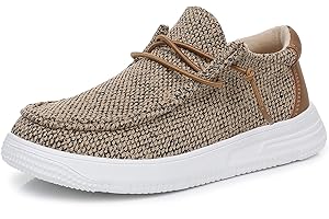 Ahannie Kids Lightweight Slip-On Walking Loafers – Breathable, Comfortable, Easy On/Off Casual Shoes for Boys & Girls(Todler/Little Kid/Big Kid)