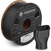 Polymaker Fiberon PA6-CF20 Carbon Fiber Nylon Filament 1.75mm, Black, 1kg | 20% Carbon Fiber Reinforced PA6 Filament, High-Strength Heat-Resistant PA6-CF Engineering 3D Printer Material