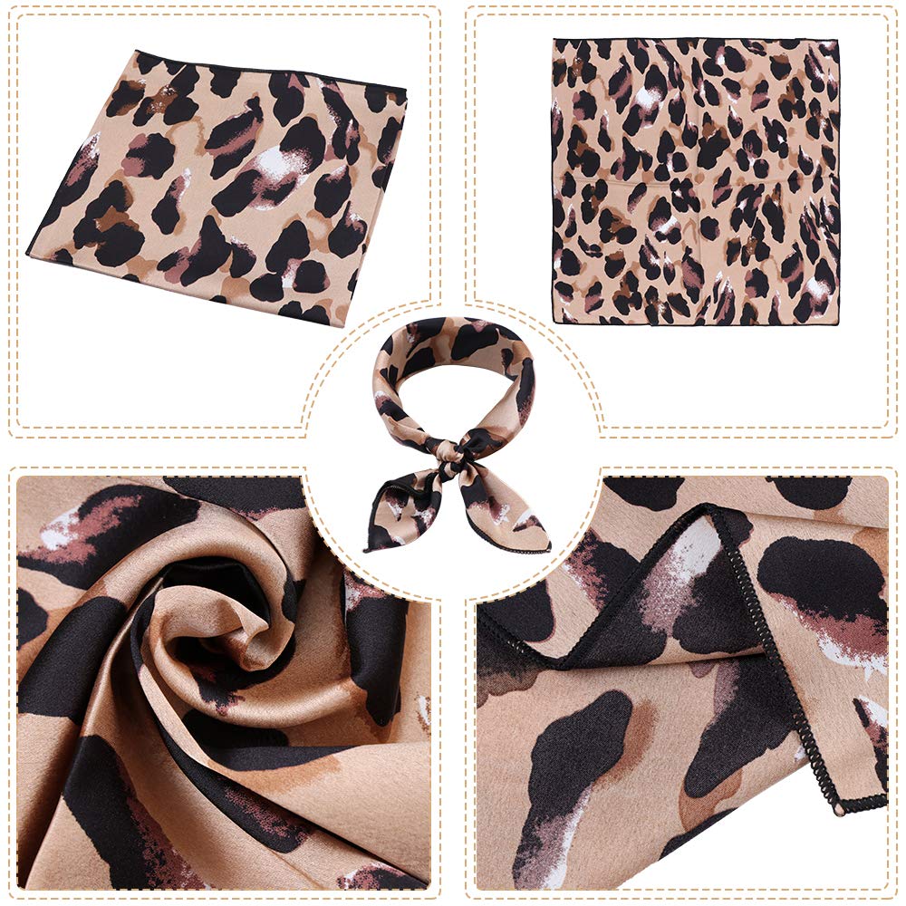 9PCS Square Scarf Fashion Soft Large Satin Hair Scarf Wrap Headscarf Neck Scarves for Women 9PCS Square Scarf Fashion Soft Large Satin Hair Scarf Wrap Headscarf Neck Scarves for Women
