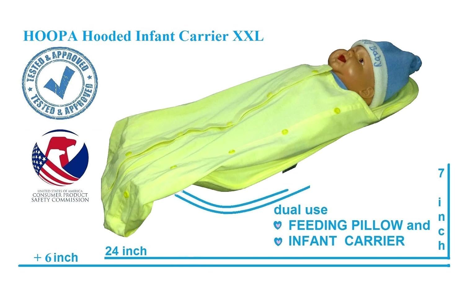 hoopa hooded infant carrier