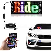 Light Signs for Car | Programmable LED Car Sign | Flexible LED Advertising Sign | Bluetooth APP | Custom Editor Animations/Text/Graffiti