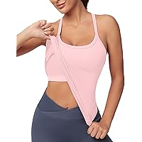 MathCat Workout Tank Tops For Women With Built In Bra Sleeveless Gym Tops Seamless Racerback Athletic Yoga Shirts P 45288622 - View #5
