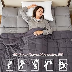 Homemate Cal King Mattress Topper,1800TC Cooling