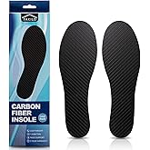 Carbon Fiber Insole 1 Pair, FAKILO Carbon Fiber Insoles Shoes Insert for Women Men, Rigid Support for Hallux Rigidus, Turf Toe, Foot Fractures, Mortons Toe - 223mm
