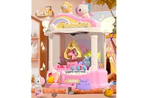 ABVSAB Unicorn Claw Machine for Kids,Arcade Games Mini Vending Machine|Candy Claw Machine with Projection and Music, Toys for Girls and Boys 3-12 Year Old