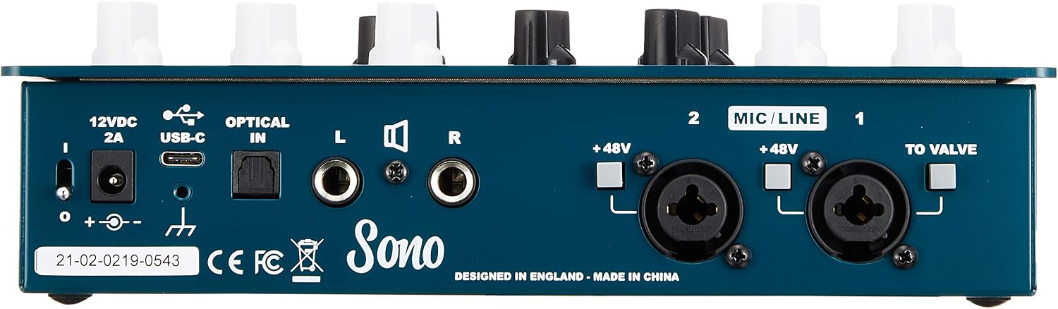 Audient Sono Guitar Recording Amp Interface, Blue & White - Image 4