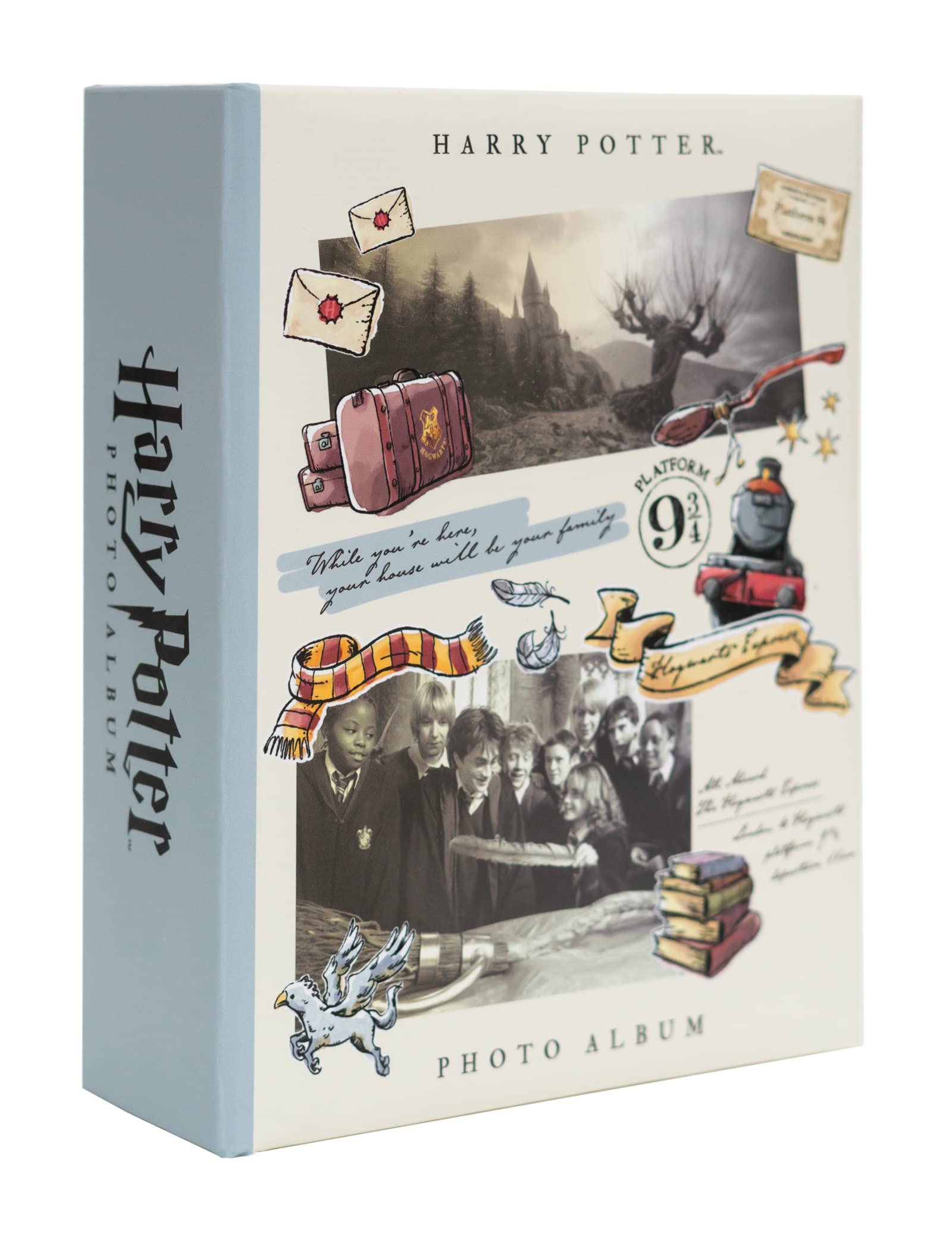 Grupo Erik 6x4 Photo Album - Harry Potter Gifts Under 10 Pounds | 10x15 cm, 100 Pockets Photo Albums 6x4, Memory Book | Harry Potter Merchandise, Gifts For Women & For Men