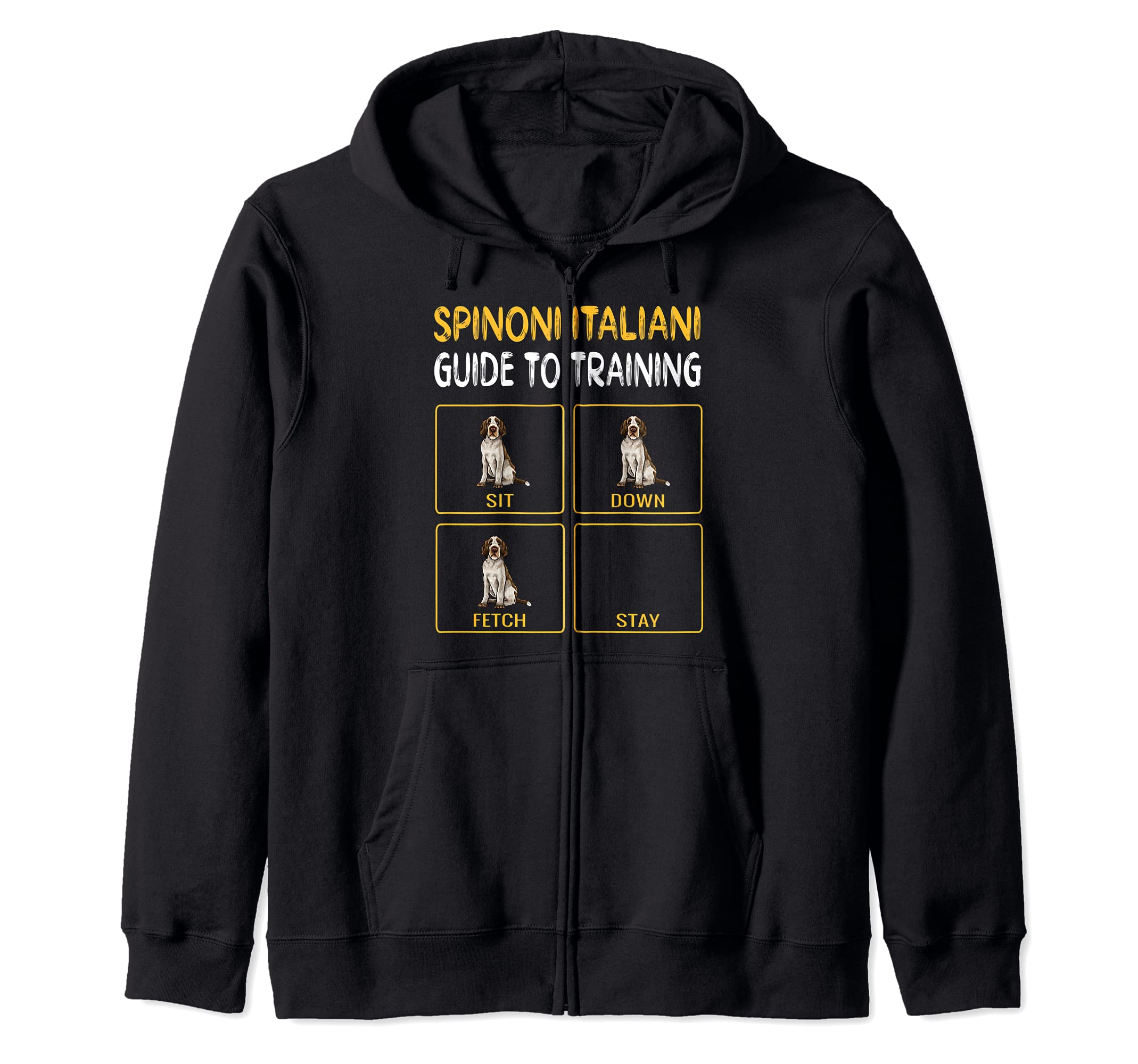 Funny Spinoni Italiani Guide To Training Dog Obedience Zip Hoodie